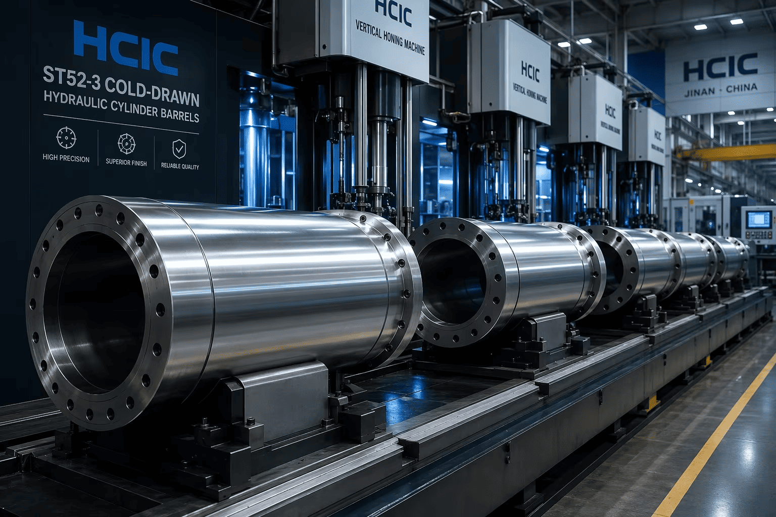 Beyond the Iron: Mengapa Peralihan HCIC ke ST52-3 Cold-Drawn Tubes Mendefinisikan Ulang Umur Kelelahan Silinder Kustom