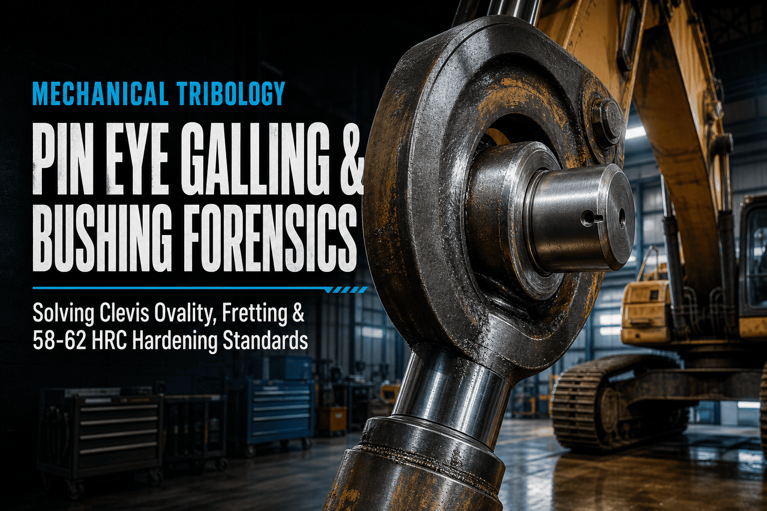 Kegagalan Mata Pin dan Bushing Pemasangan Silinder Hidraulik: Analisis Forensik terhadap Galling, Fretting, dan Ovalitas