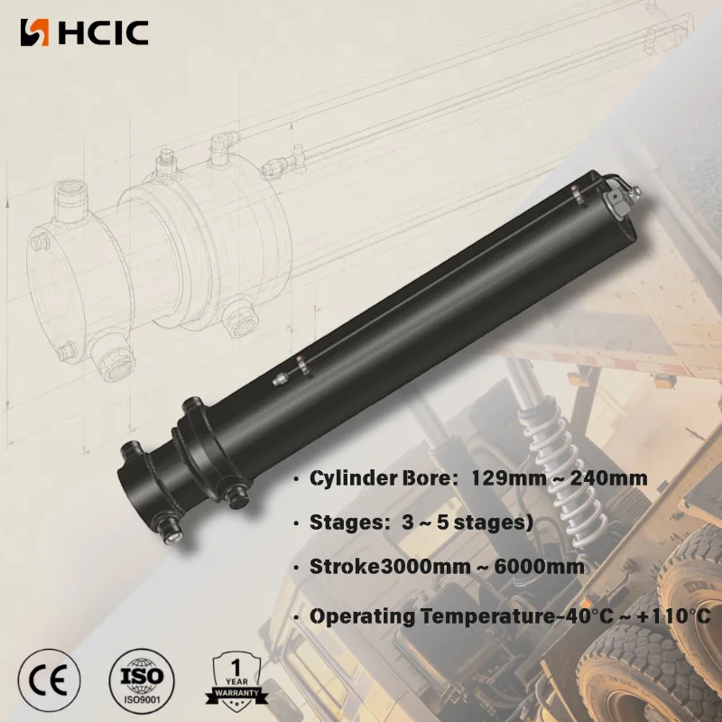 Silinder Hidraulik Tipping Depan